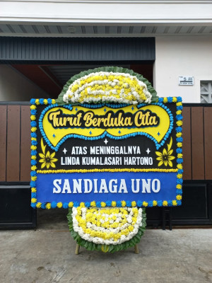 Papan Bunga Duka di Bandar Utama
